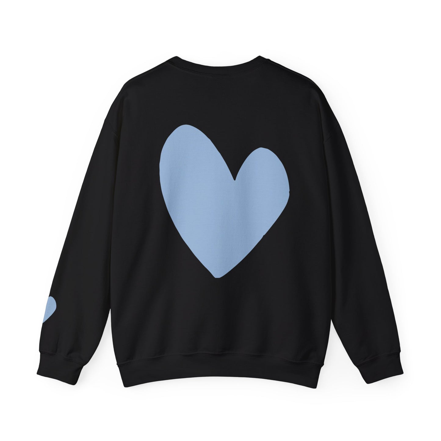 Blue Heart Crewneck Sweatshirt