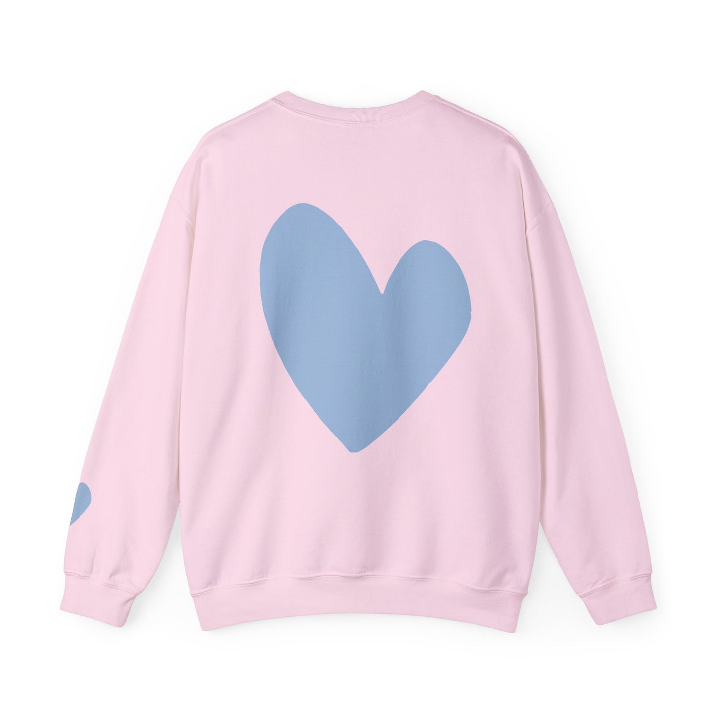 Blue Heart Crewneck Sweatshirt