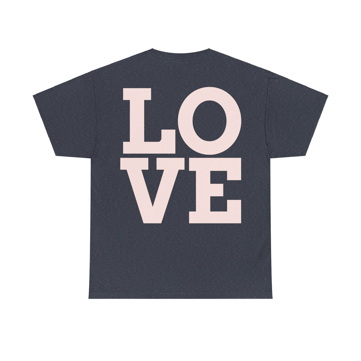 "Love" Unisex Heavy Cotton cropped Tee