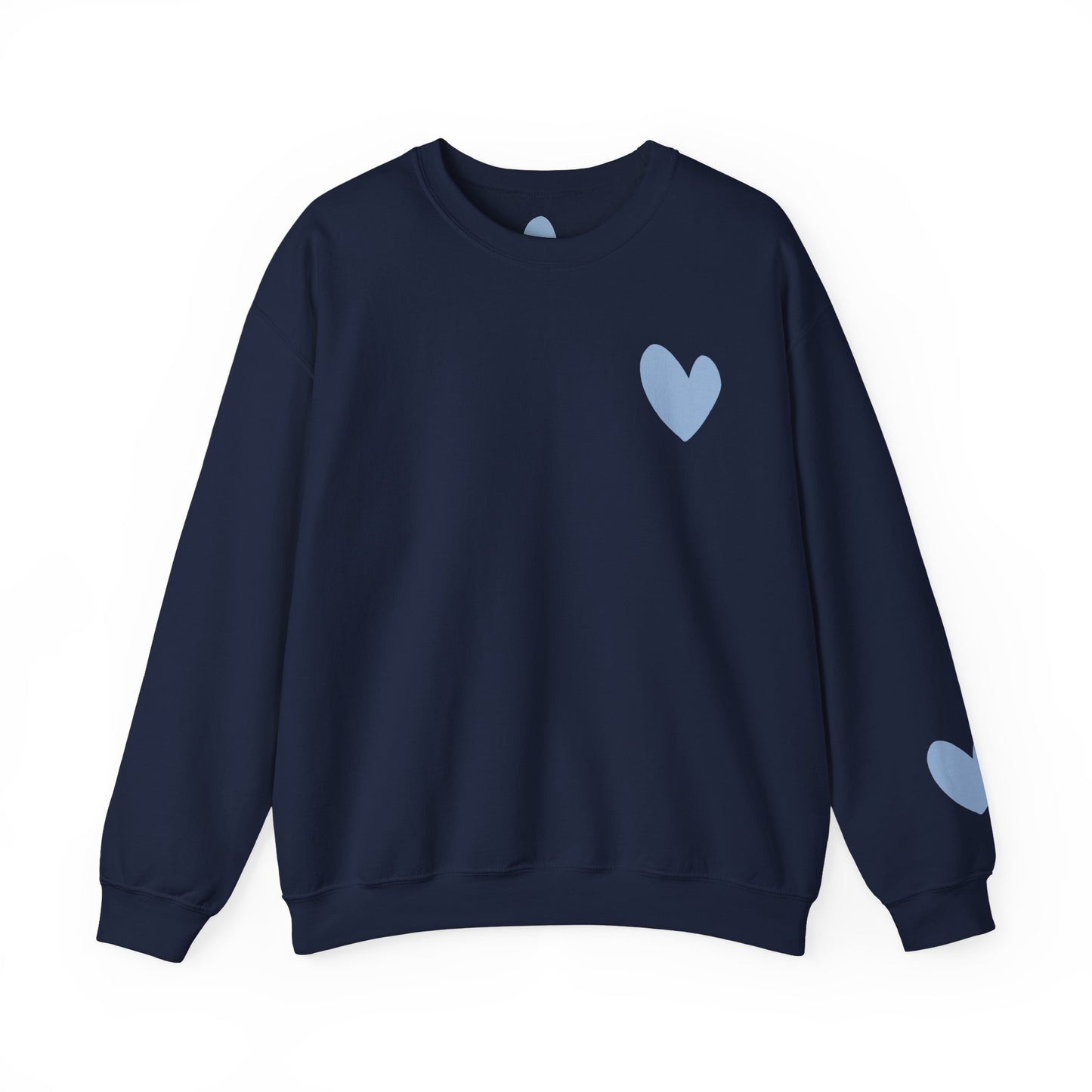 Blue Heart Crewneck Sweatshirt