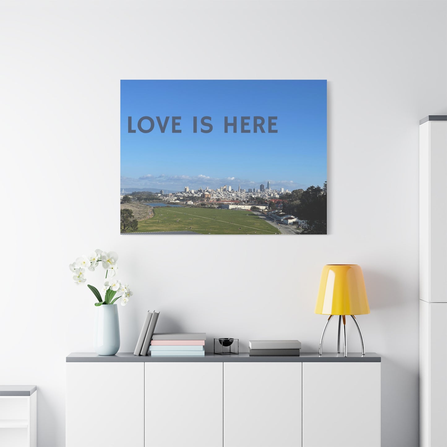 San Francisco from the Persidio fine art photograph on canvas