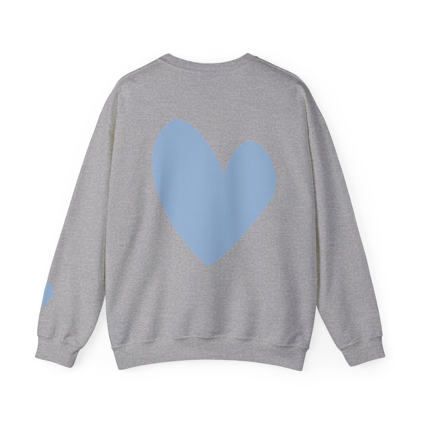 Blue Heart Crewneck Sweatshirt