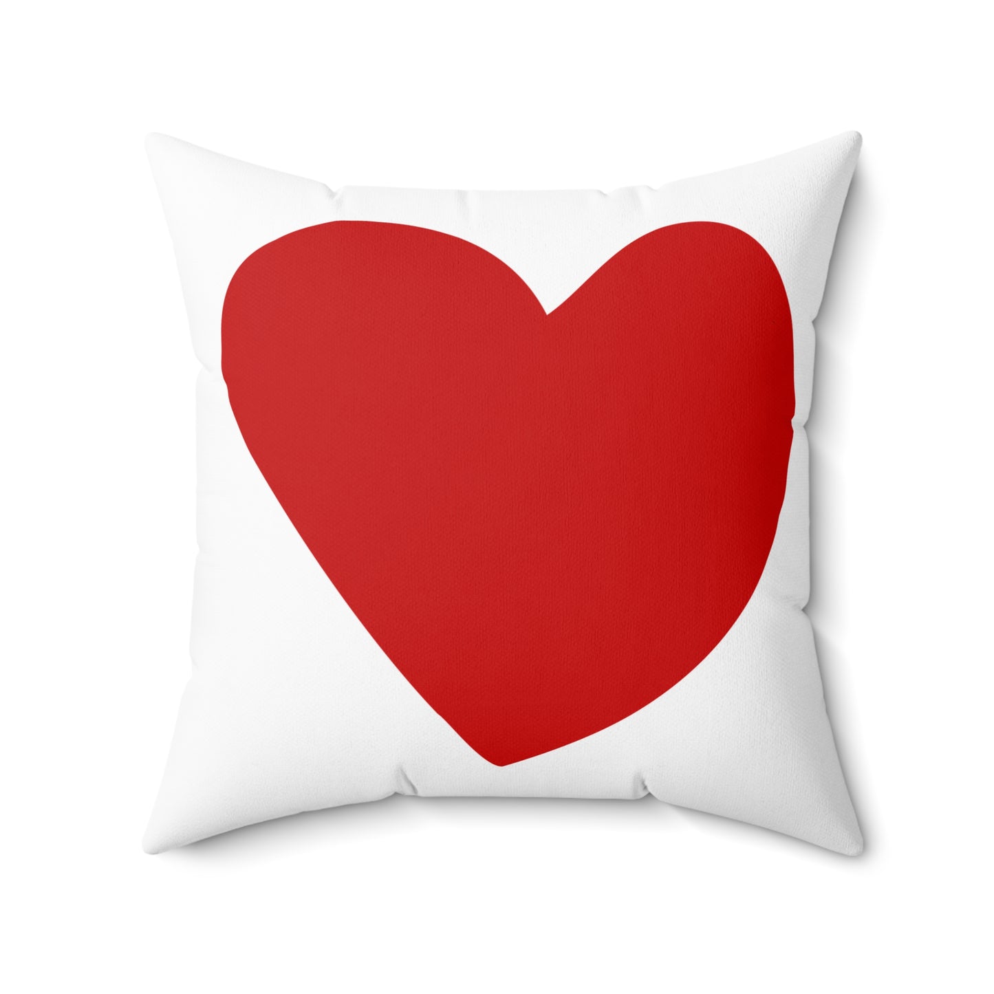 Red Heart Square Pillow