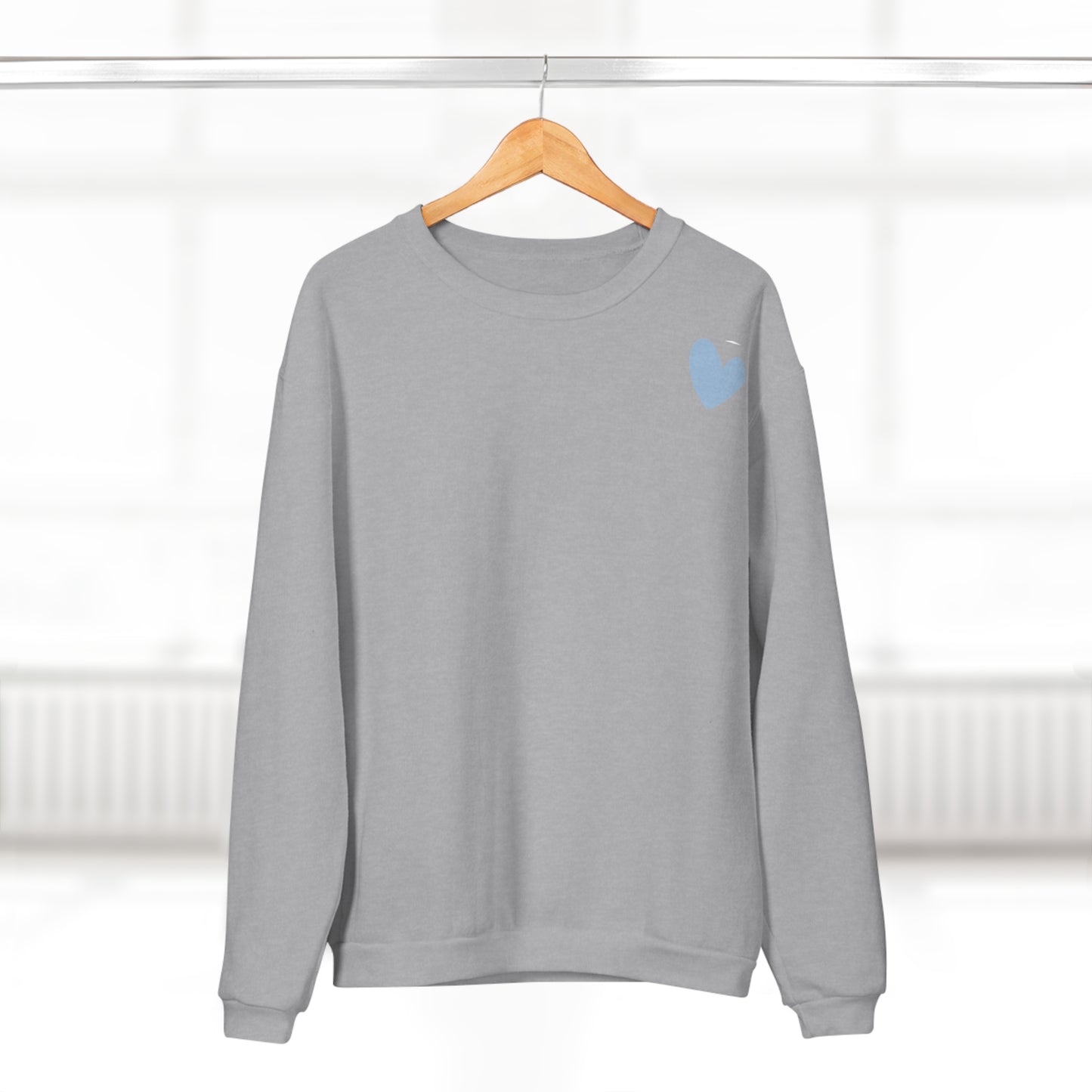 Heart Unisex Crew Neck Sweatshirt (EU)