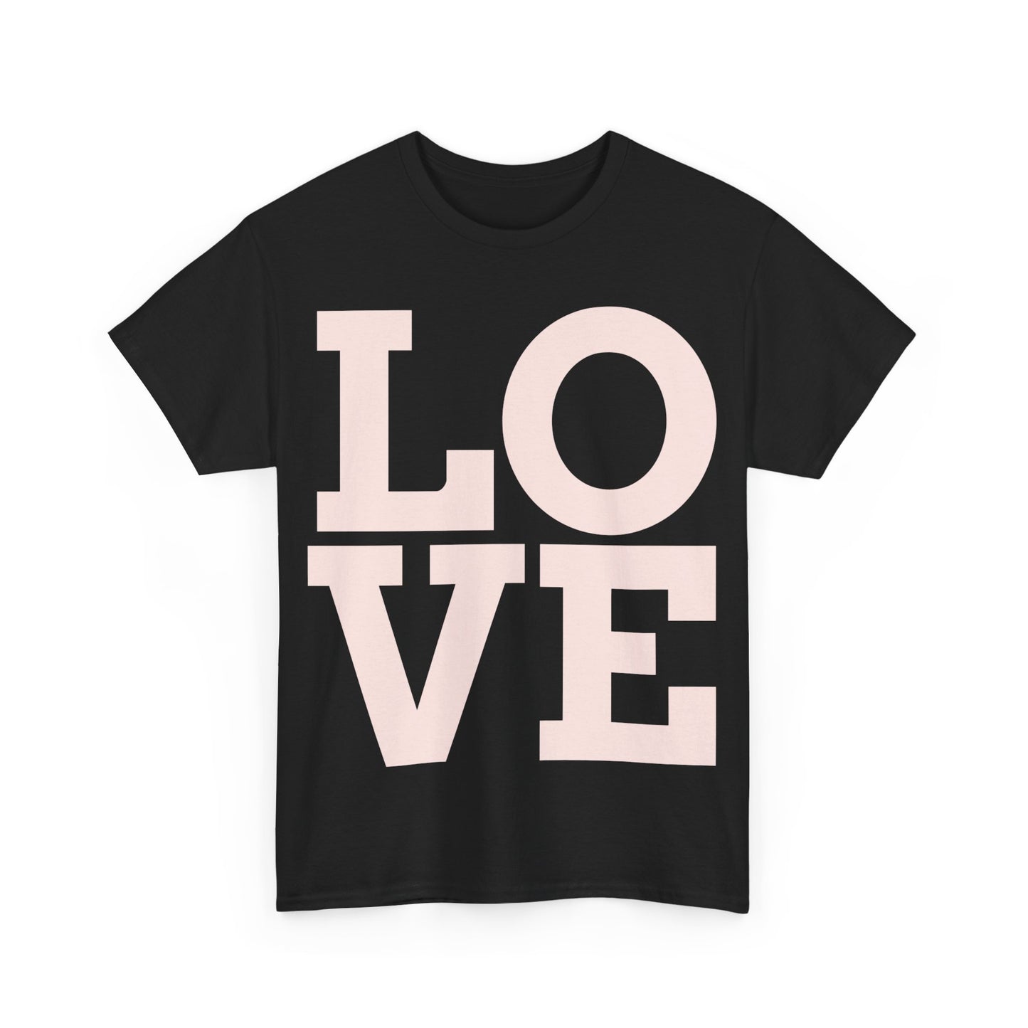 "Love" Unisex Heavy Cotton cropped Tee