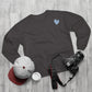 Heart Unisex Crew Neck Sweatshirt (EU)