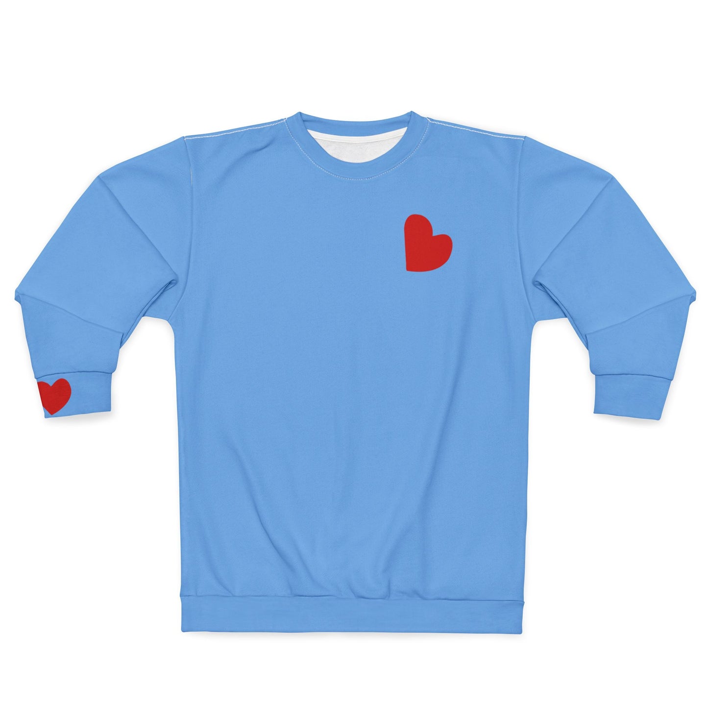 Big heart Unisex Sweatshirt (AOP)