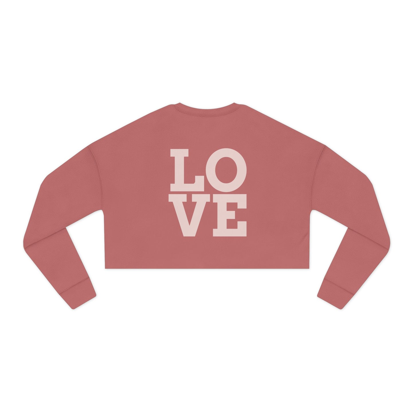 Heart and Love Cropped Sweatshirt