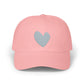 Copy of White Heart Embroidered Cap, Casual Hat for  Moms, Dads, Father's Day Gift, Summer Accessory, Trendy Adjustable Cap