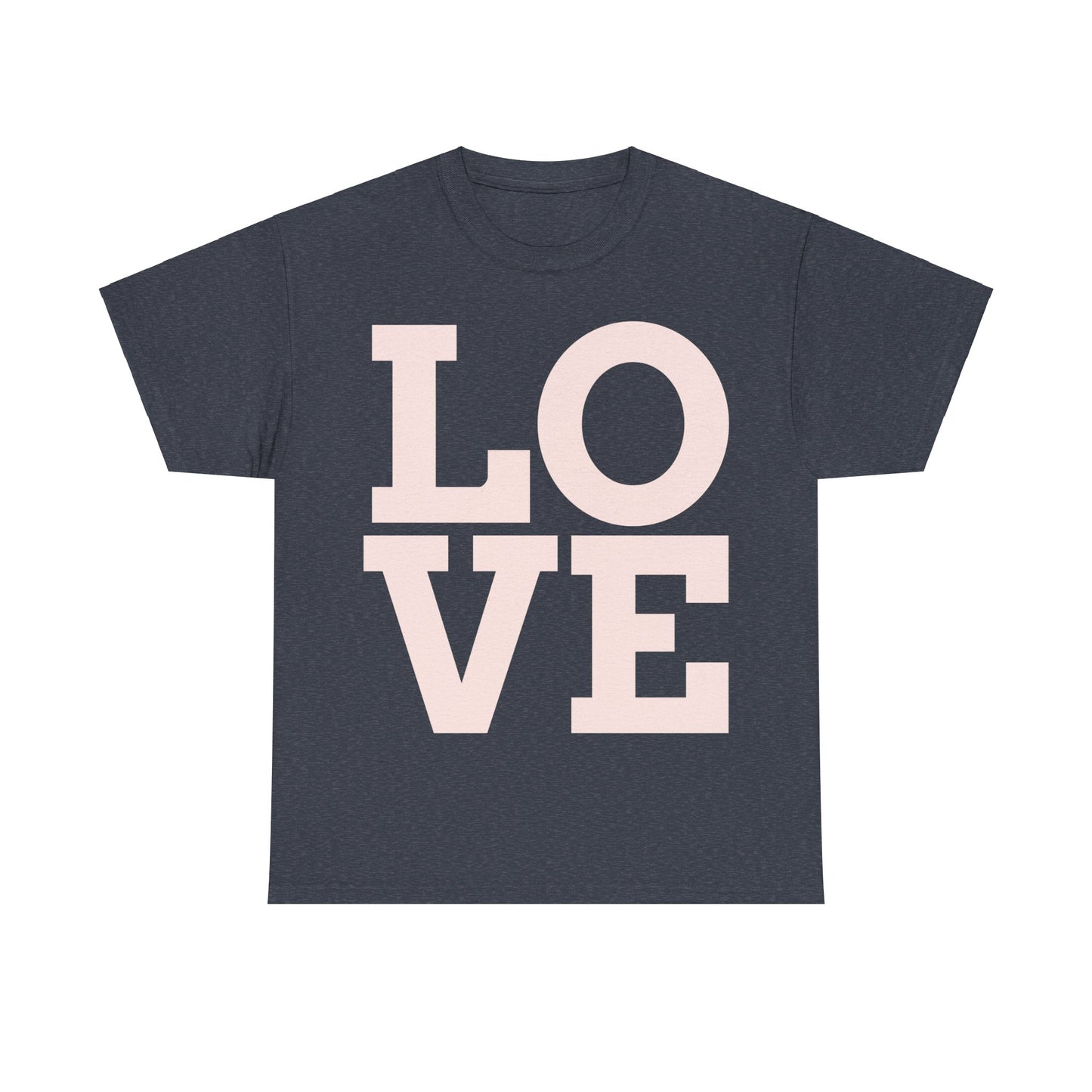 "Love" Unisex Heavy Cotton cropped Tee