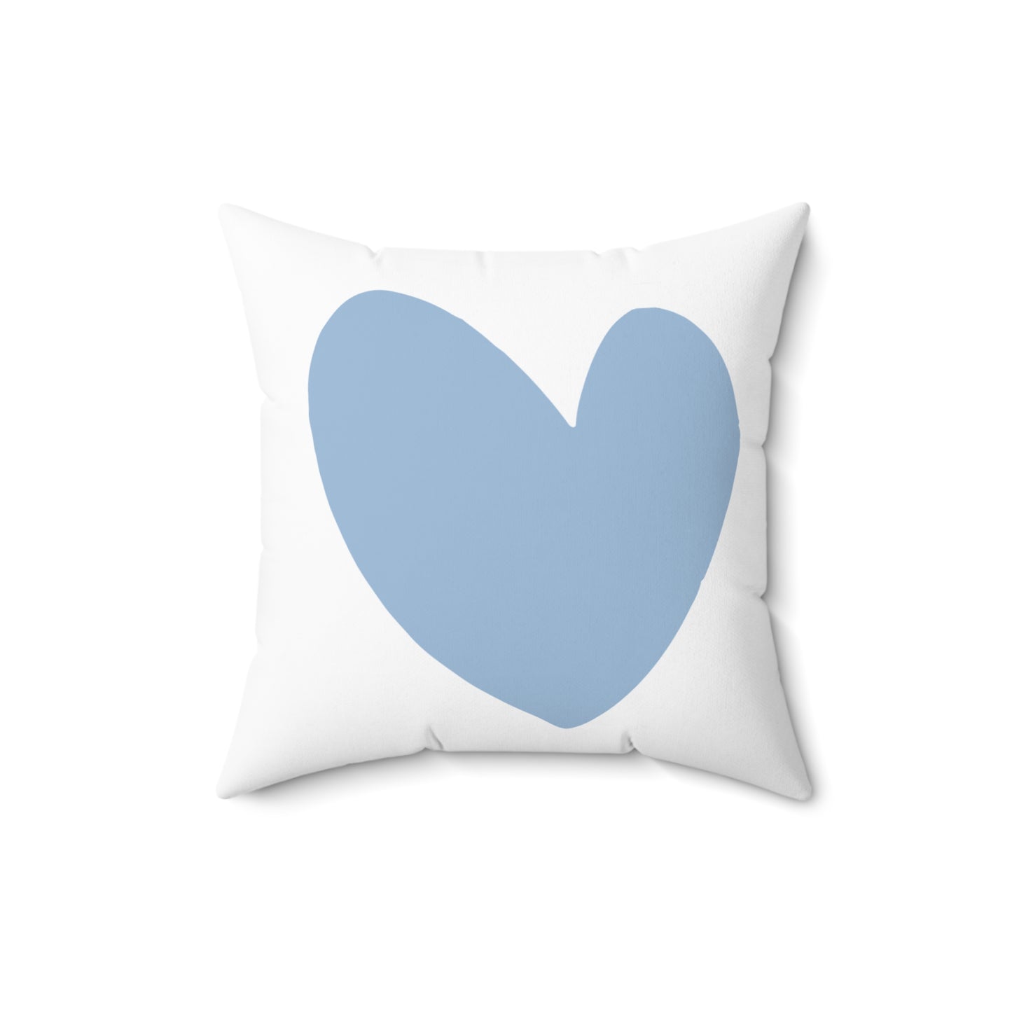 Square Pillow heart design,