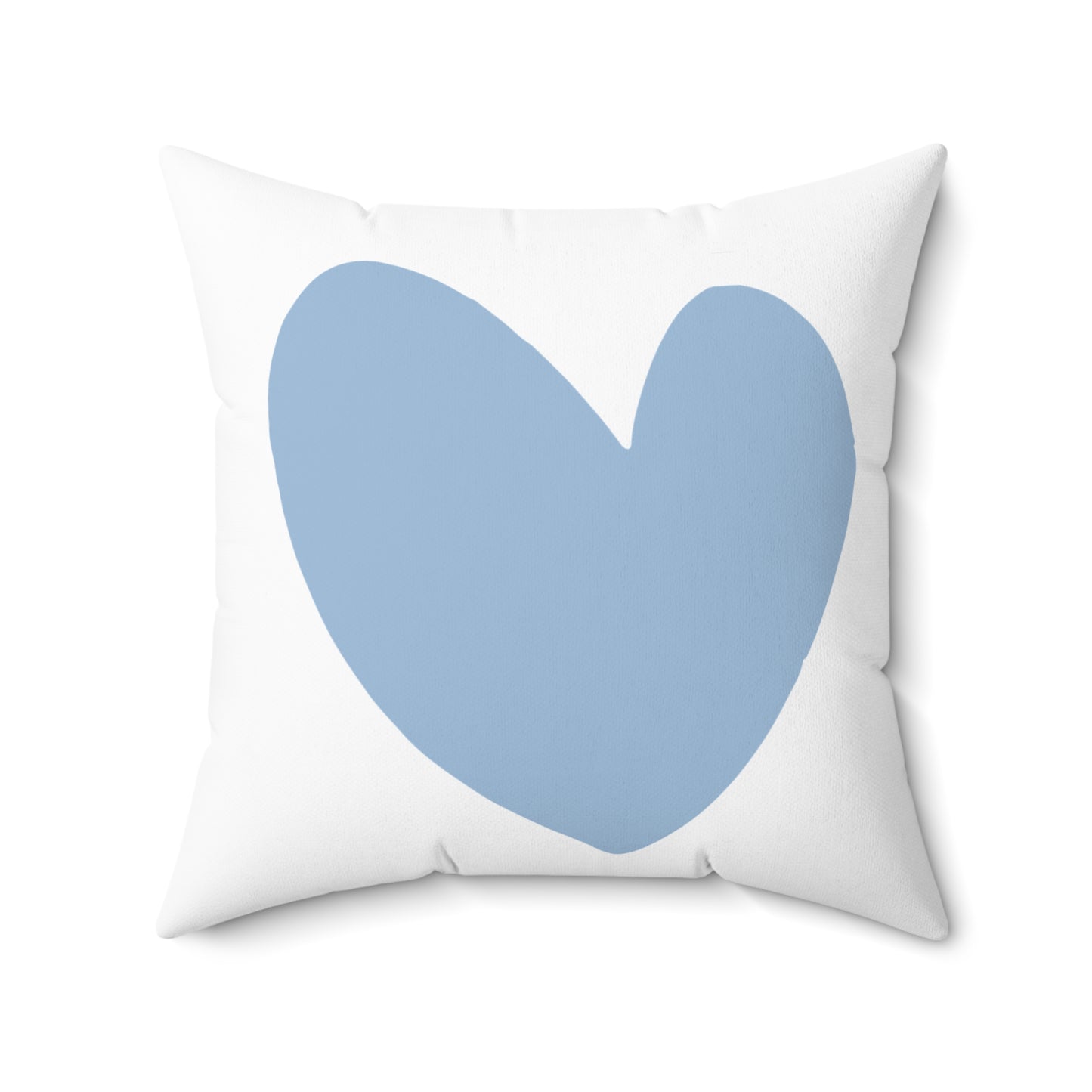 Square Pillow heart design,