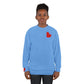 Big heart Unisex Sweatshirt (AOP)