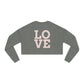 Heart and Love Cropped Sweatshirt