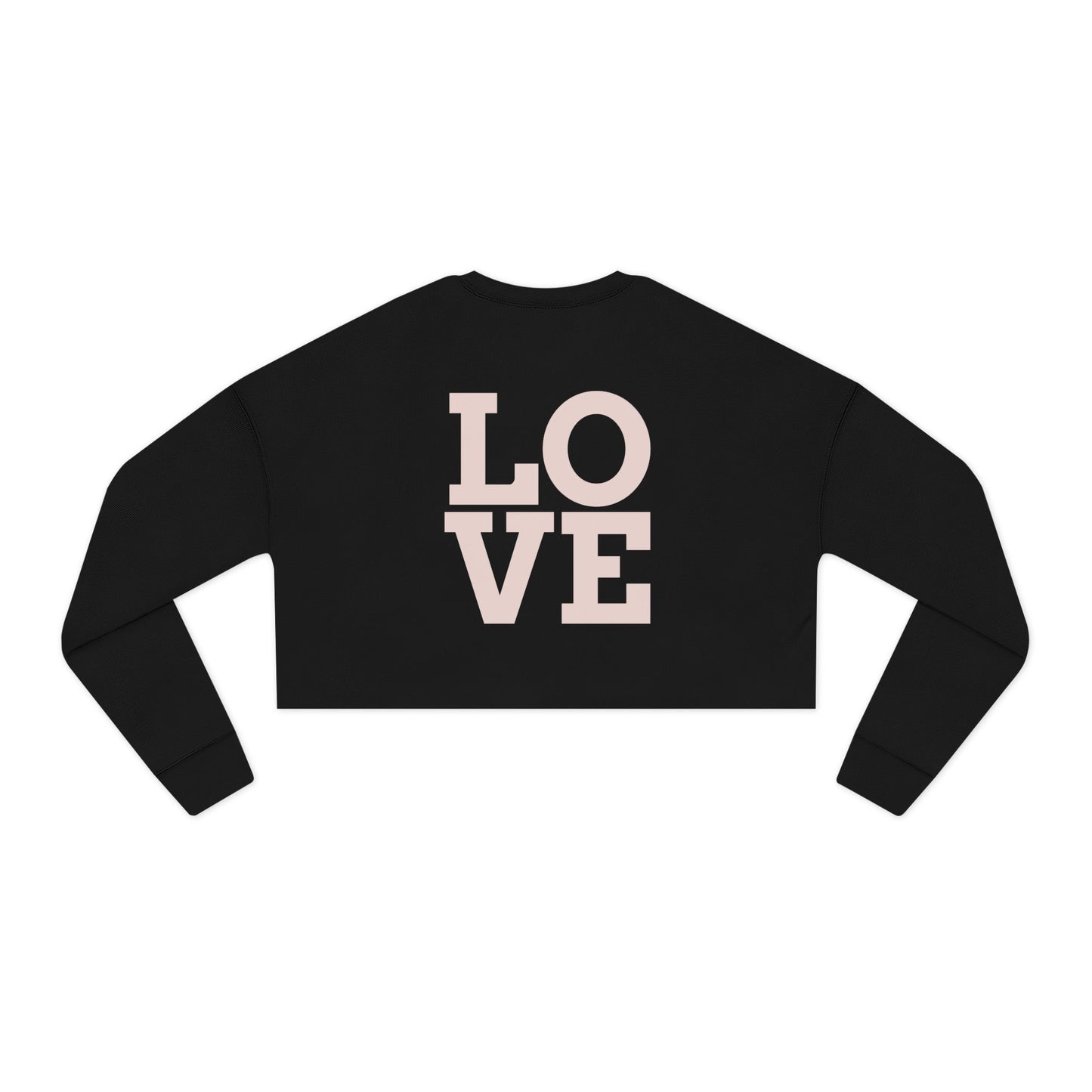 Heart and Love Cropped Sweatshirt