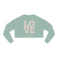 Heart and Love Cropped Sweatshirt