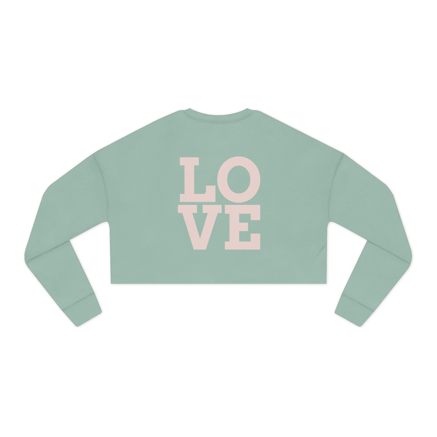 Heart and Love Cropped Sweatshirt