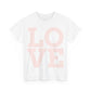 "Love" Unisex Heavy Cotton cropped Tee