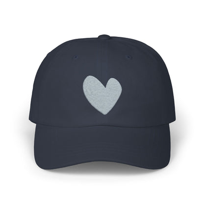 Copy of White Heart Embroidered Cap, Casual Hat for  Moms, Dads, Father's Day Gift, Summer Accessory, Trendy Adjustable Cap