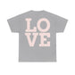 "Love" Unisex Heavy Cotton cropped Tee