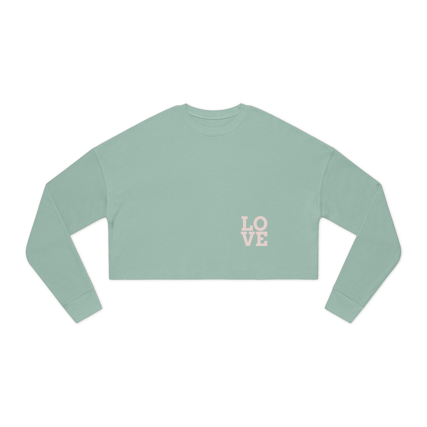 Heart and Love Cropped Sweatshirt