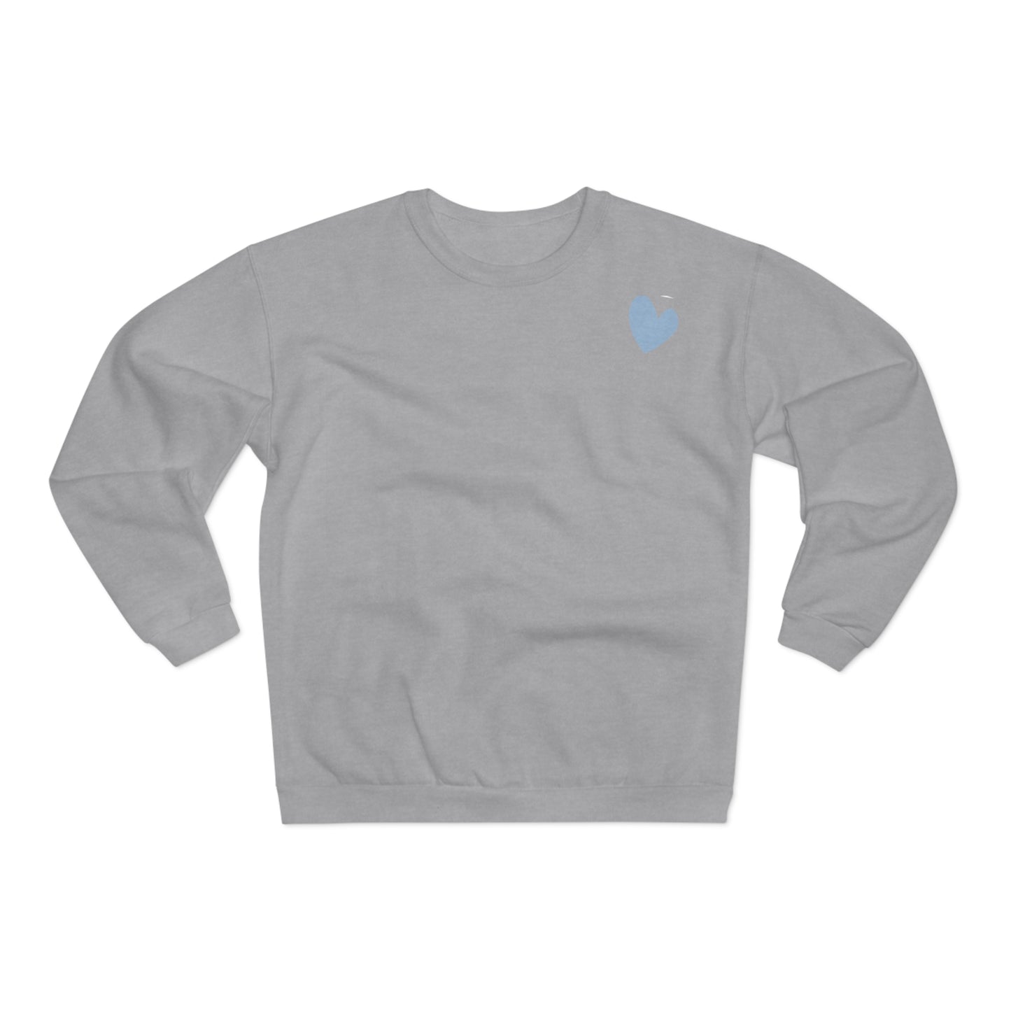 Heart Unisex Crew Neck Sweatshirt (EU)