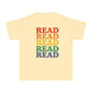 Youth  T-Shirt  READ| Kids Book Lover Tee, Fun Reading Apparel, Gift for Little Readers, Educational Kids Clothing, Birthday Gift