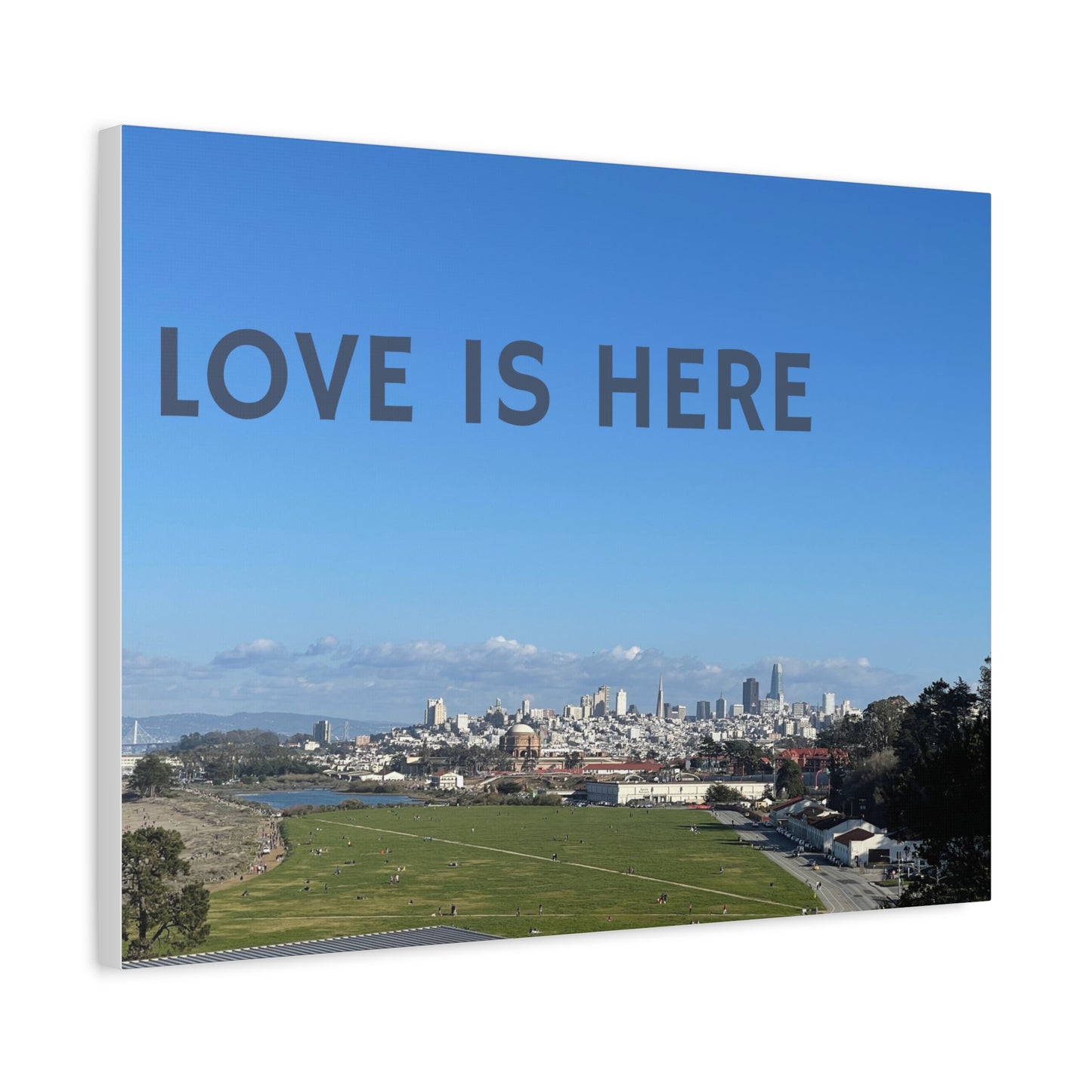 San Francisco from the Persidio fine art photograph on canvas