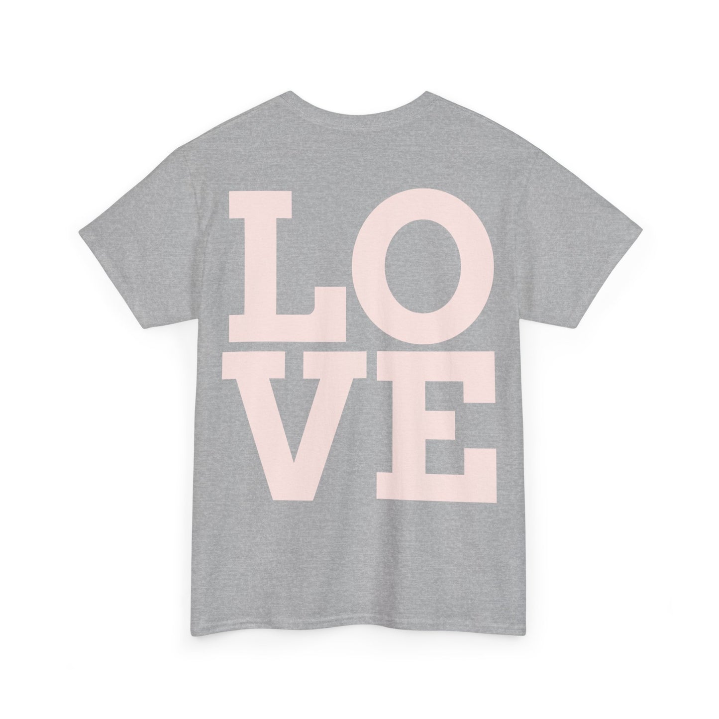 "Love" Unisex Heavy Cotton cropped Tee