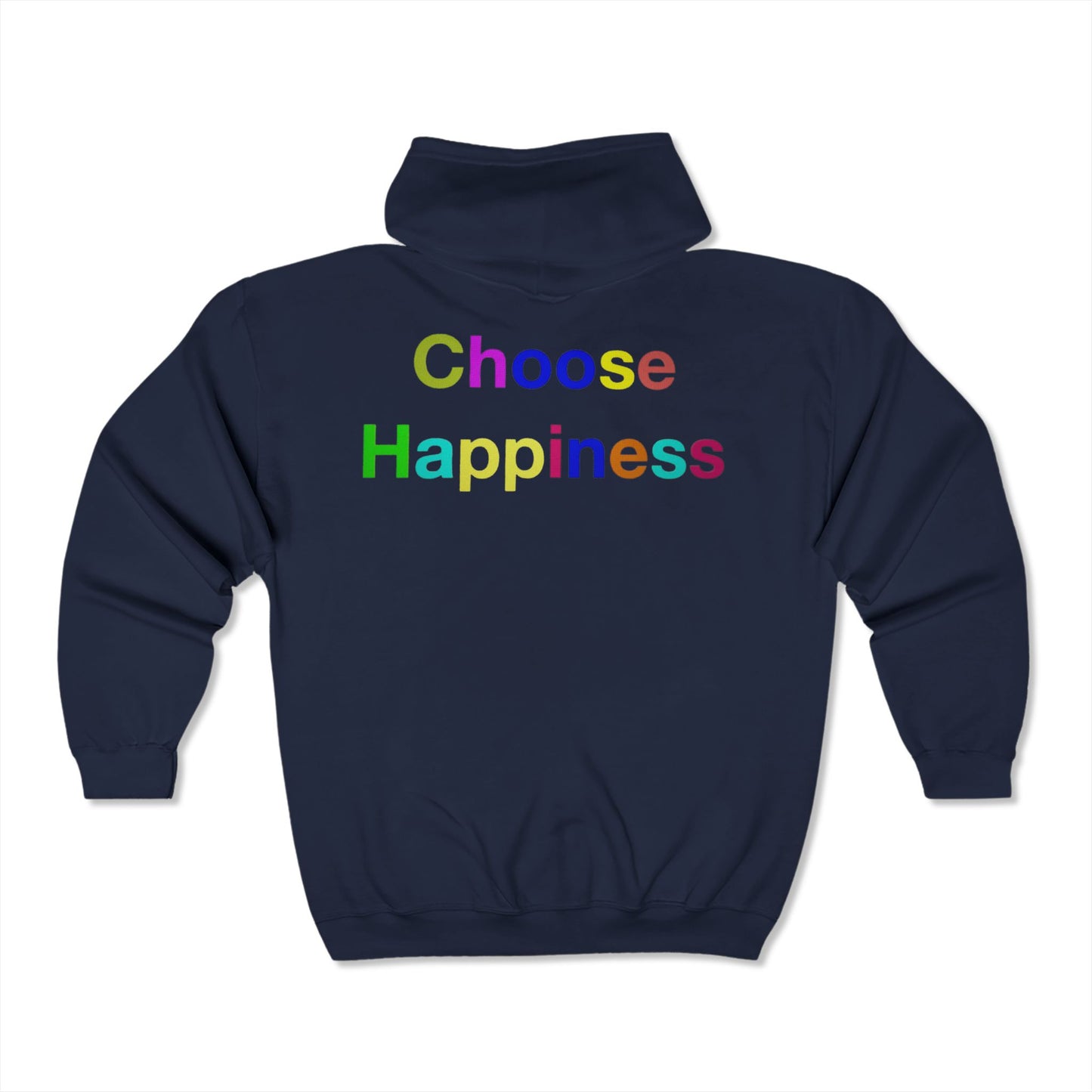 Hoodie - 'Choose Happiness' Inspiring Quote Design